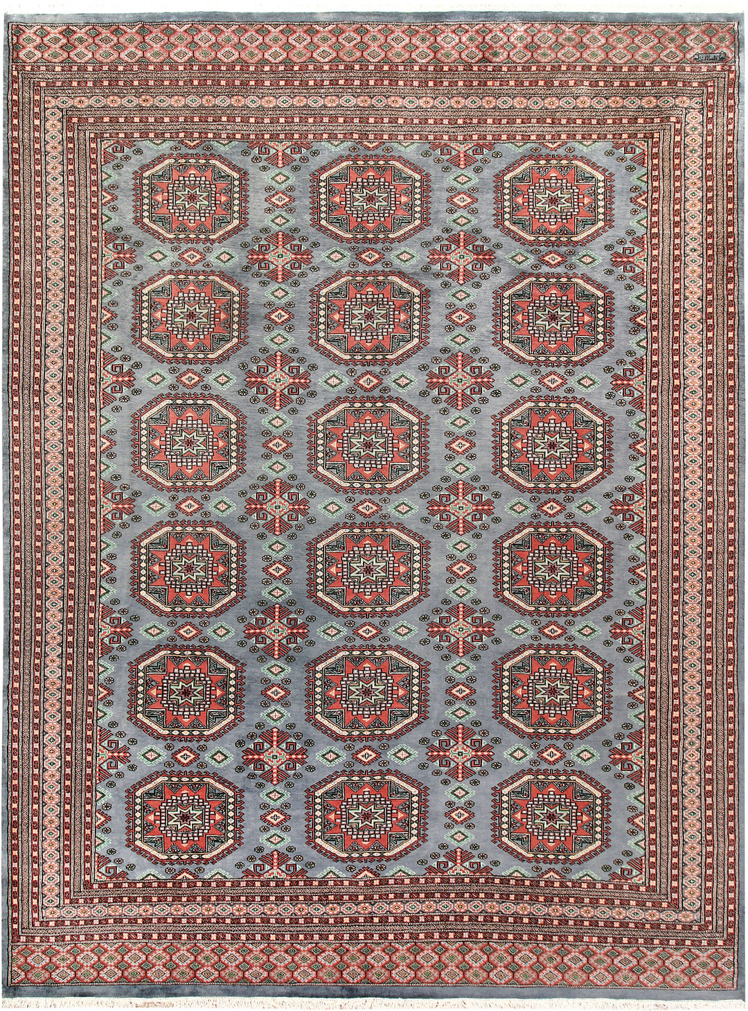 Light Slate Grey Caucasian 8' 2 x 11' 1 - No. 58533 - ALRUG Rug Store
