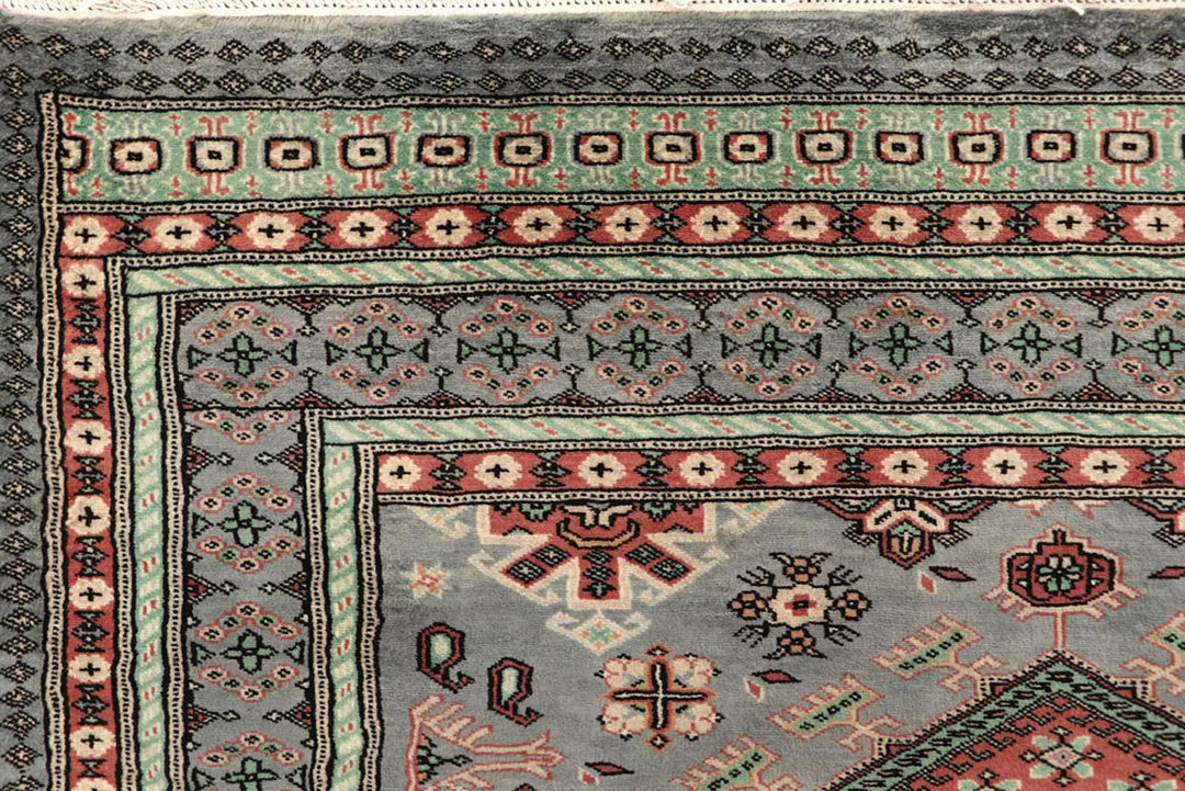 Grey Caucasian 8'  1" x 10'  6" - No. QA32458