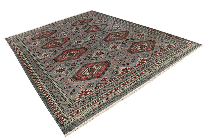 Grey Caucasian 8'  1" x 10'  6" - No. QA32458