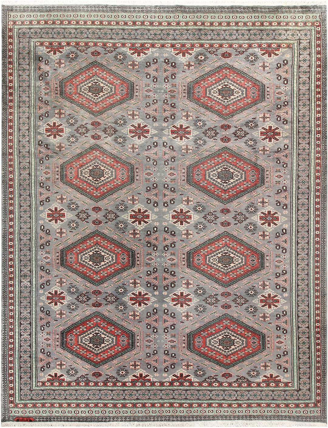 Grey Caucasian 8' 1 x 10' 6 - No. 58536 - ALRUG Rug Store