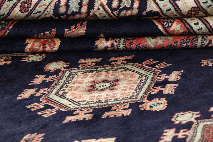 Dark Blue Caucasian 8'  3" x 11'  2" - No. QA12879