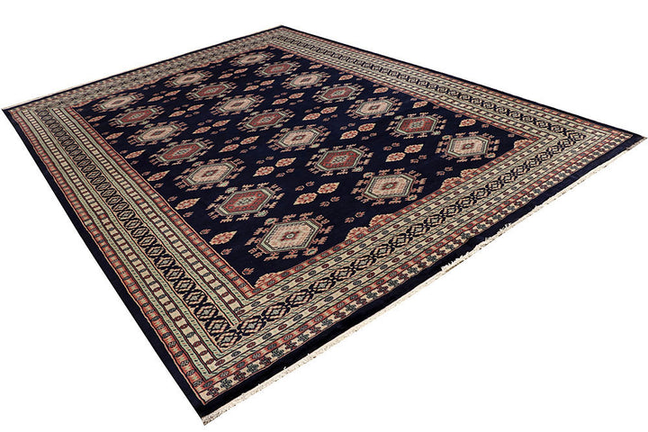 Dark Blue Caucasian 8' 3 x 11' 2 - No. 58537 - ALRUG Rug Store