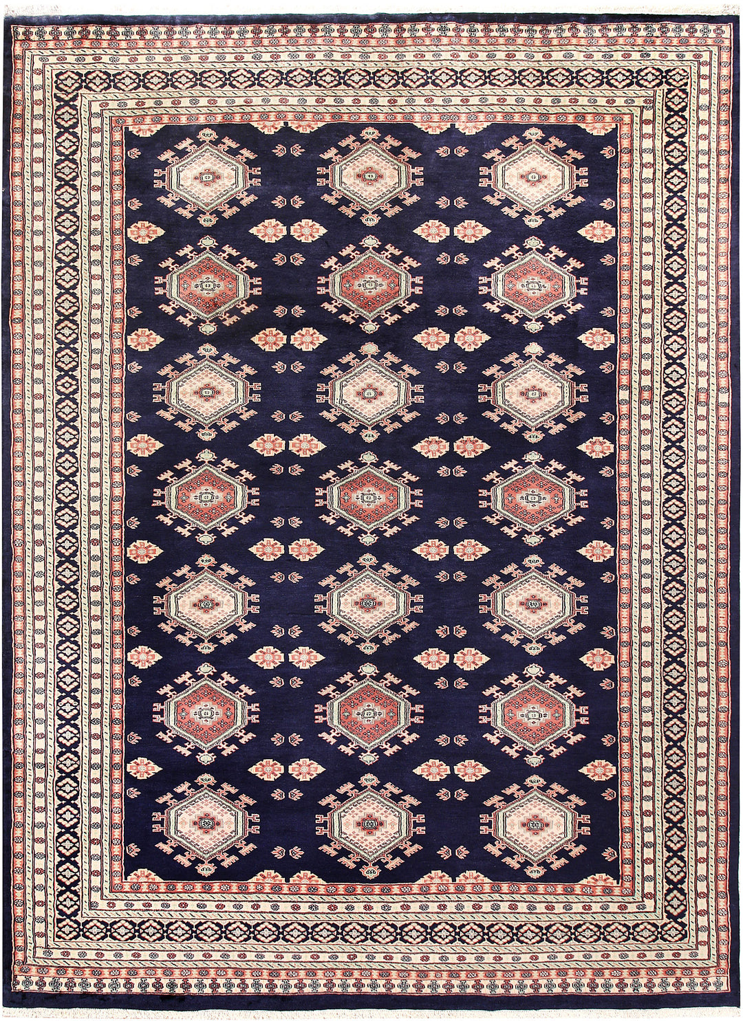 Dark Blue Caucasian 8' 3 x 11' 2 - No. 58537 - ALRUG Rug Store