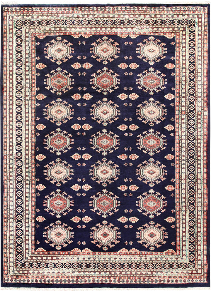 Dark Blue Caucasian 8' 3 x 11' 2 - No. 58537 - ALRUG Rug Store