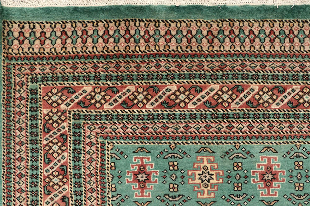 Medium Sea Green Caucasian 8' 4 x 11' 1 - No. 58538 - ALRUG Rug Store