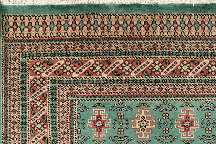 Medium Sea Green Caucasian 8' 4 x 11' 1 - No. 58538 - ALRUG Rug Store