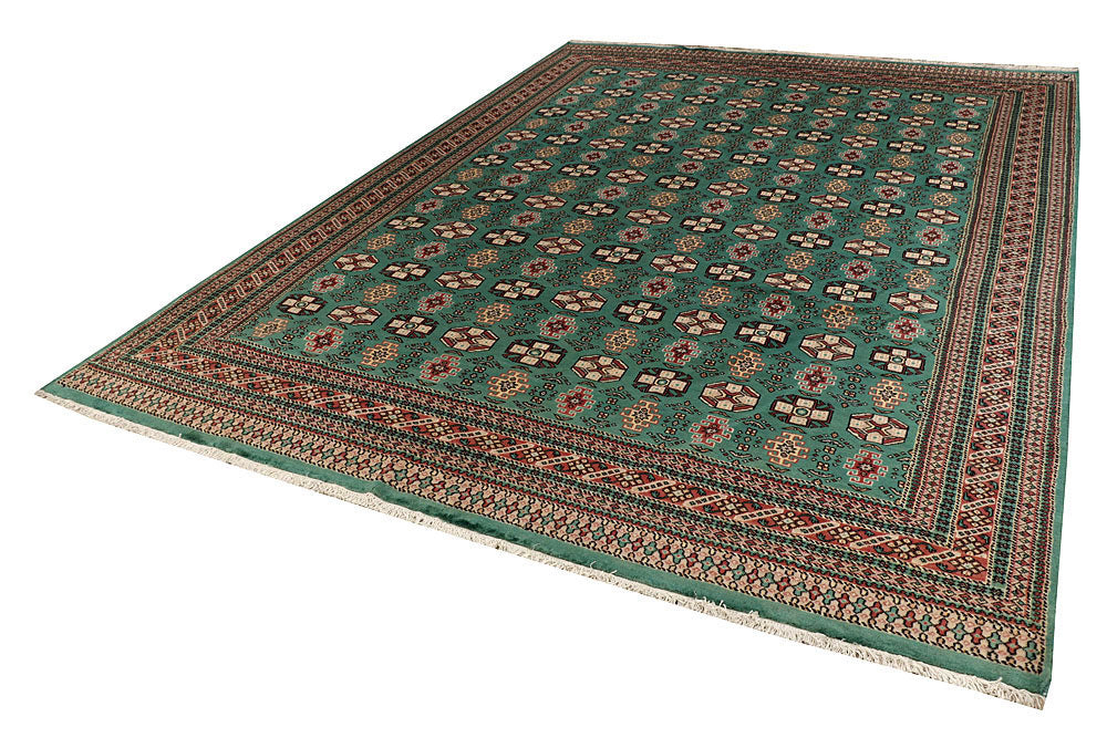 Medium Sea Green Caucasian 8' 4 x 11' 1 - No. 58538 - ALRUG Rug Store