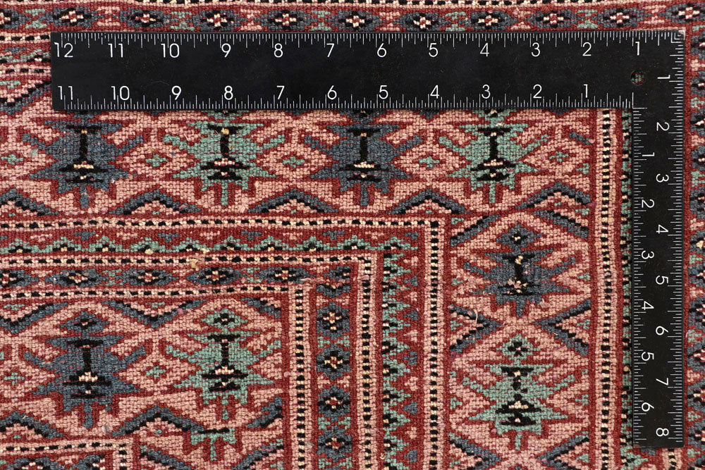 Light Coral Caucasian 9' 1 x 11' 10 - No. 58543 - ALRUG Rug Store