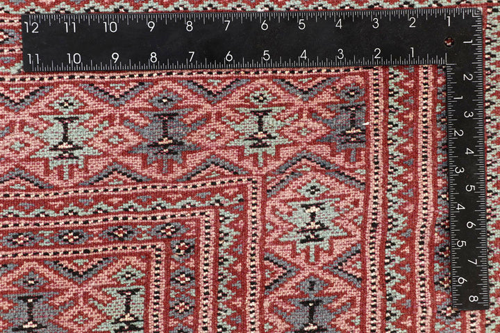 Light Coral Caucasian 9' 1 x 11' 6 - No. 58544 - ALRUG Rug Store
