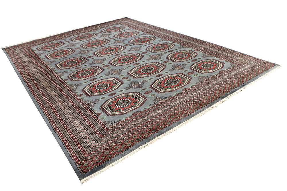 Light Slate Grey Caucasian 9' 3 x 12' 2 - No. 58547 - ALRUG Rug Store