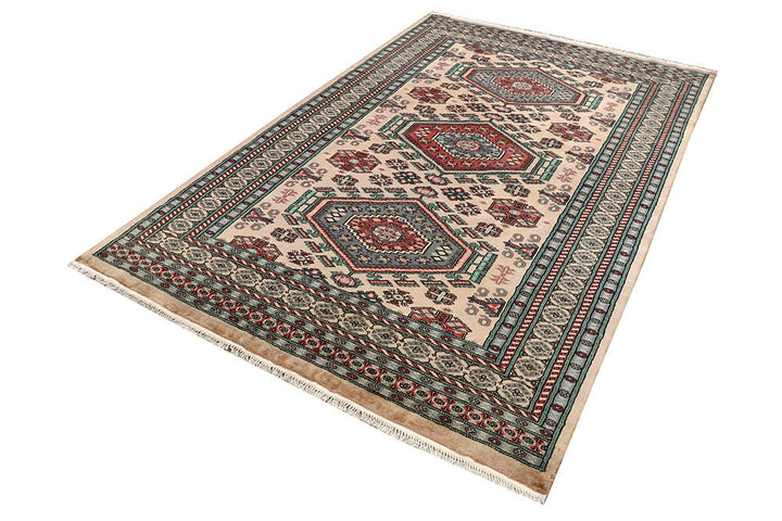 Bisque Caucasian 5' 1 x 8' 1 - No. 58556 - ALRUG Rug Store