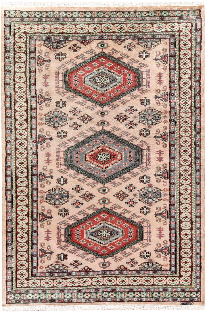 Bisque Caucasian 5' 2 x 7' 7 - No. 58559 - ALRUG Rug Store