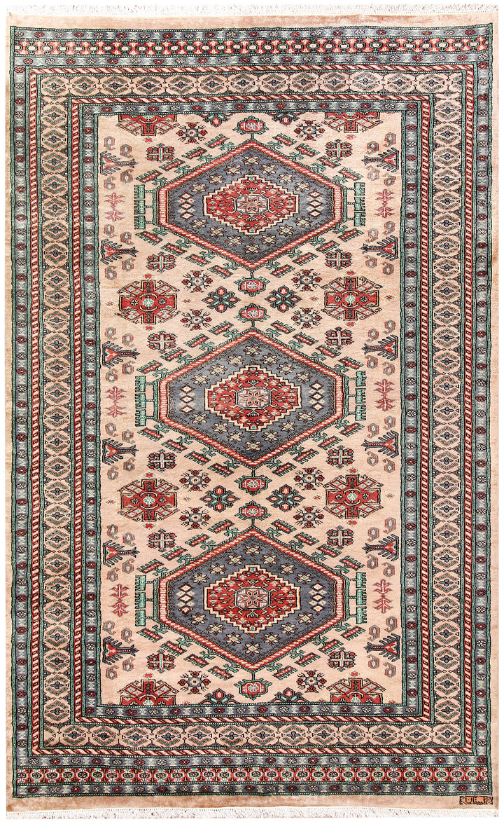 Bisque Caucasian 5' 1 x 8' 2 - No. 58560 - ALRUG Rug Store