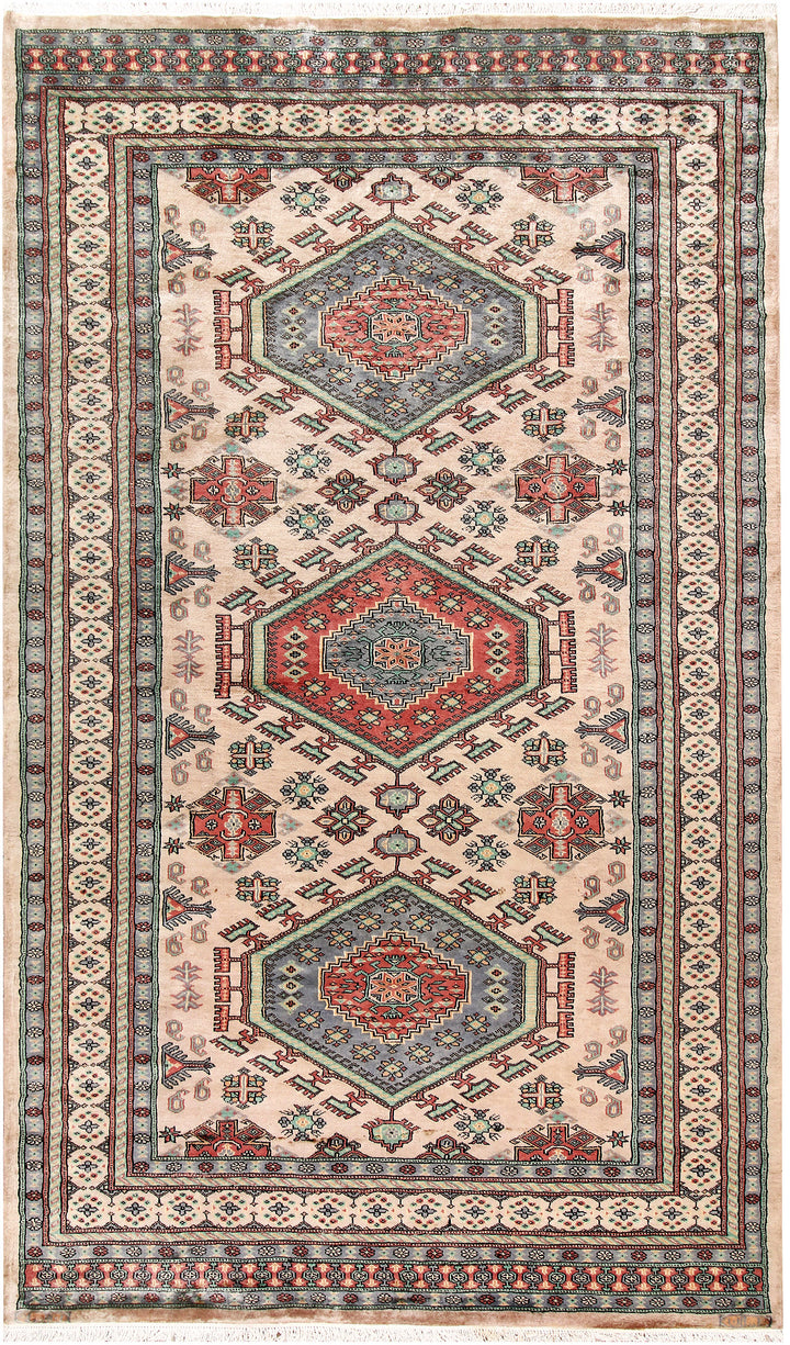 Bisque Caucasian 5' 1 x 8' 6 - No. 58563 - ALRUG Rug Store