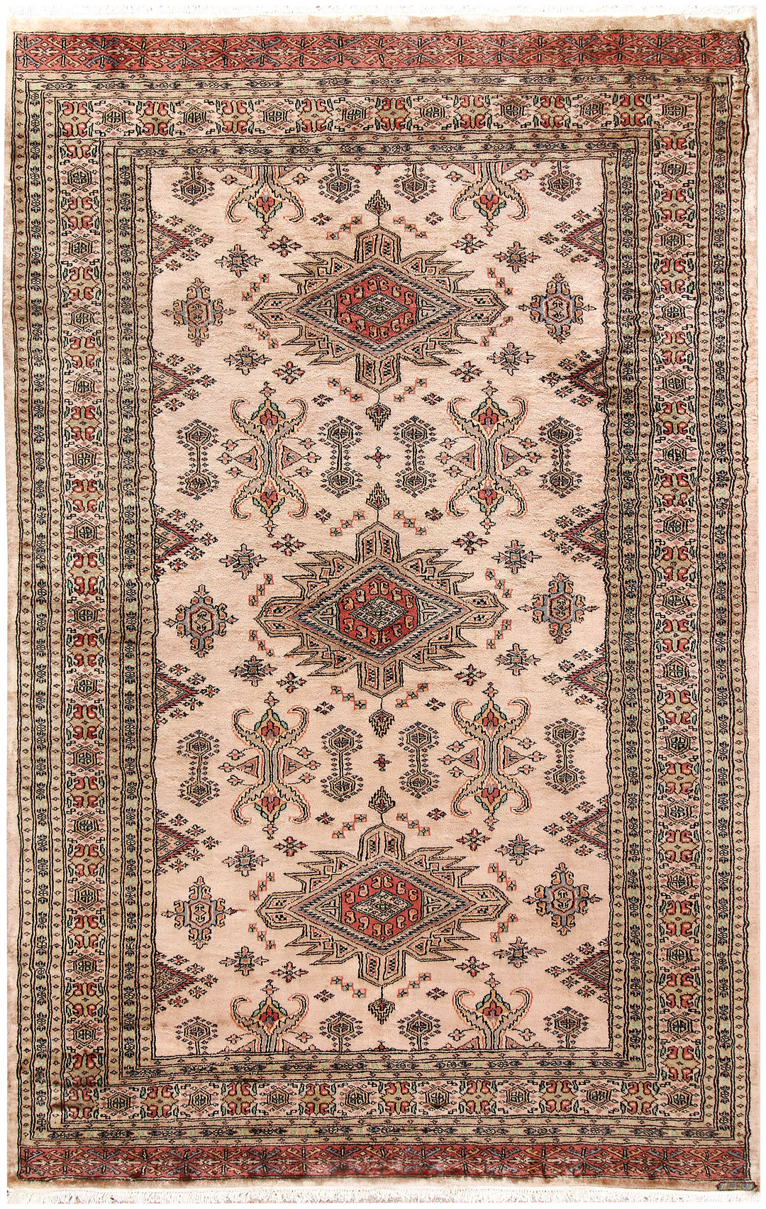 Bisque Caucasian 5' 3 x 8' 4 - No. 58565 - ALRUG Rug Store