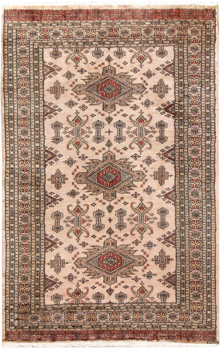 Bisque Caucasian 5' 3 x 8' 4 - No. 58565 - ALRUG Rug Store