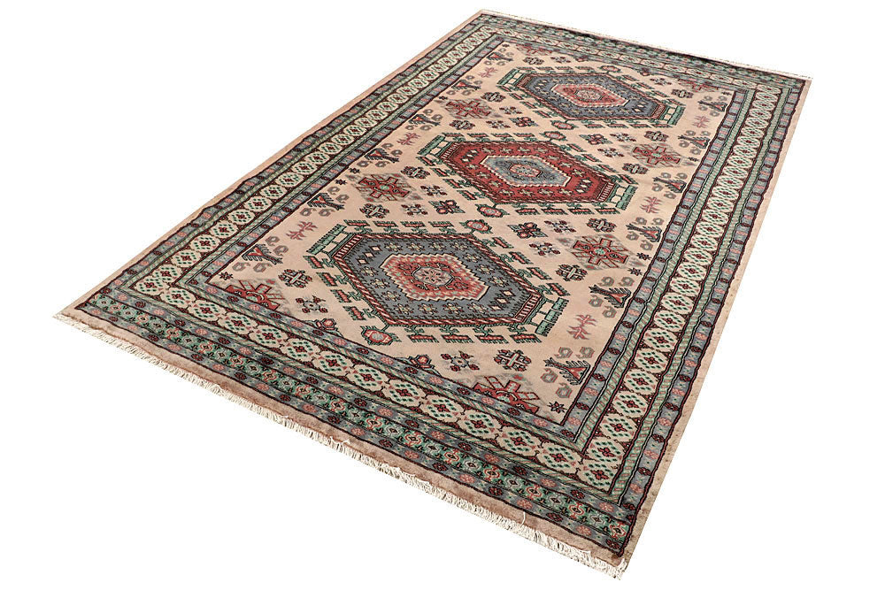 Bisque Caucasian 5' 1 x 8' - No. 58567 - ALRUG Rug Store
