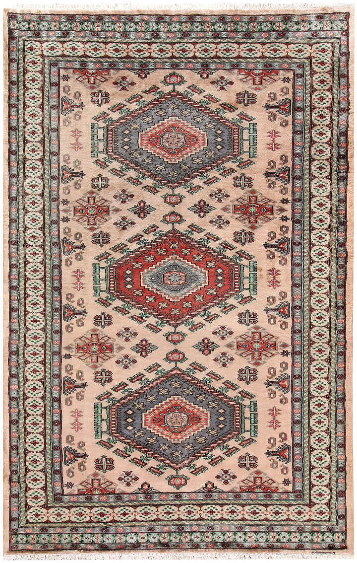 Bisque Caucasian 5' 1 x 8' - No. 58567 - ALRUG Rug Store