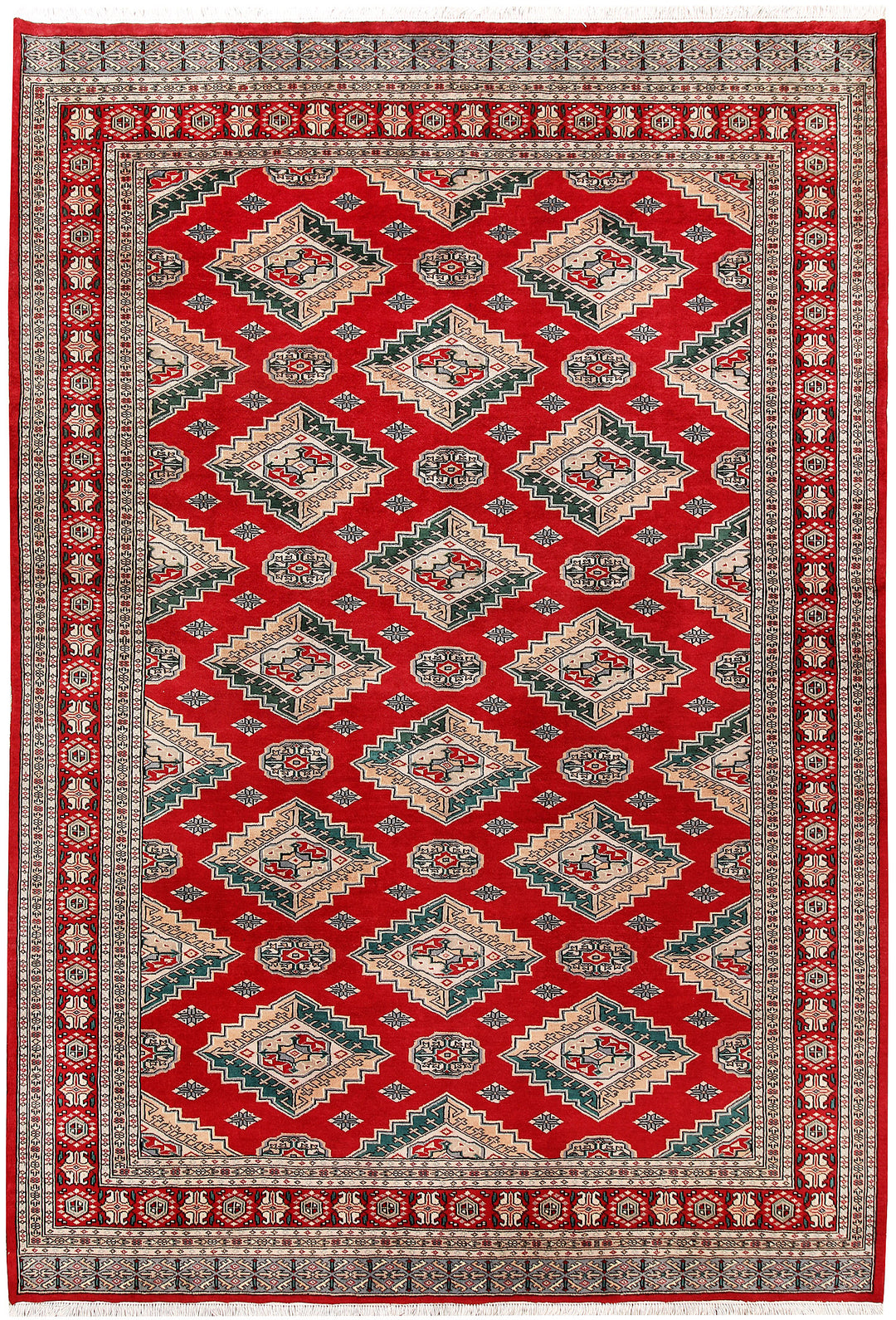 Firebrick Caucasian 6' 3 x 9' 1 - No. 58568 - ALRUG Rug Store
