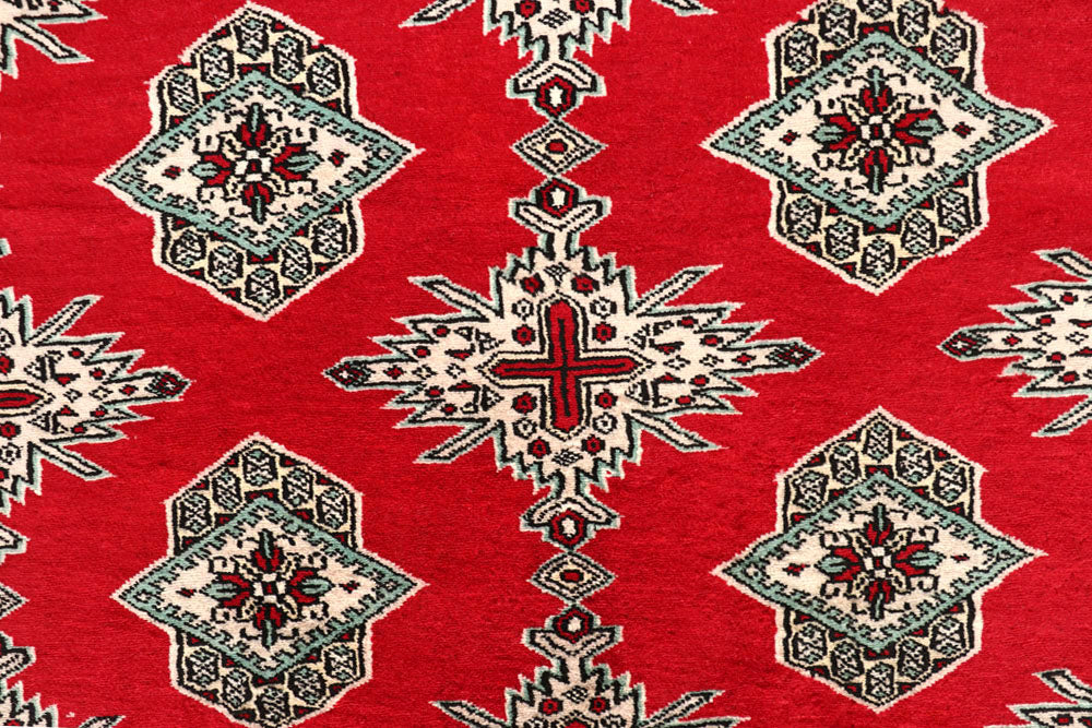 Red Caucasian 4' 11 x 9' 1 - No. 58569 - ALRUG Rug Store