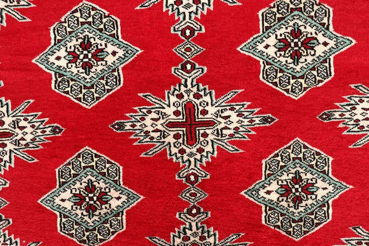 Red Caucasian 4' 11 x 9' 1 - No. 58569 - ALRUG Rug Store