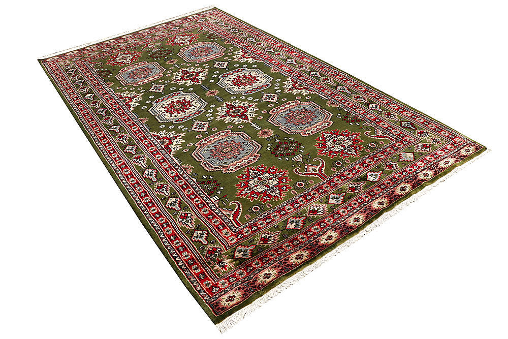 Olivedrab Caucasian 5' x 8' 6 - No. 58571 - ALRUG Rug Store