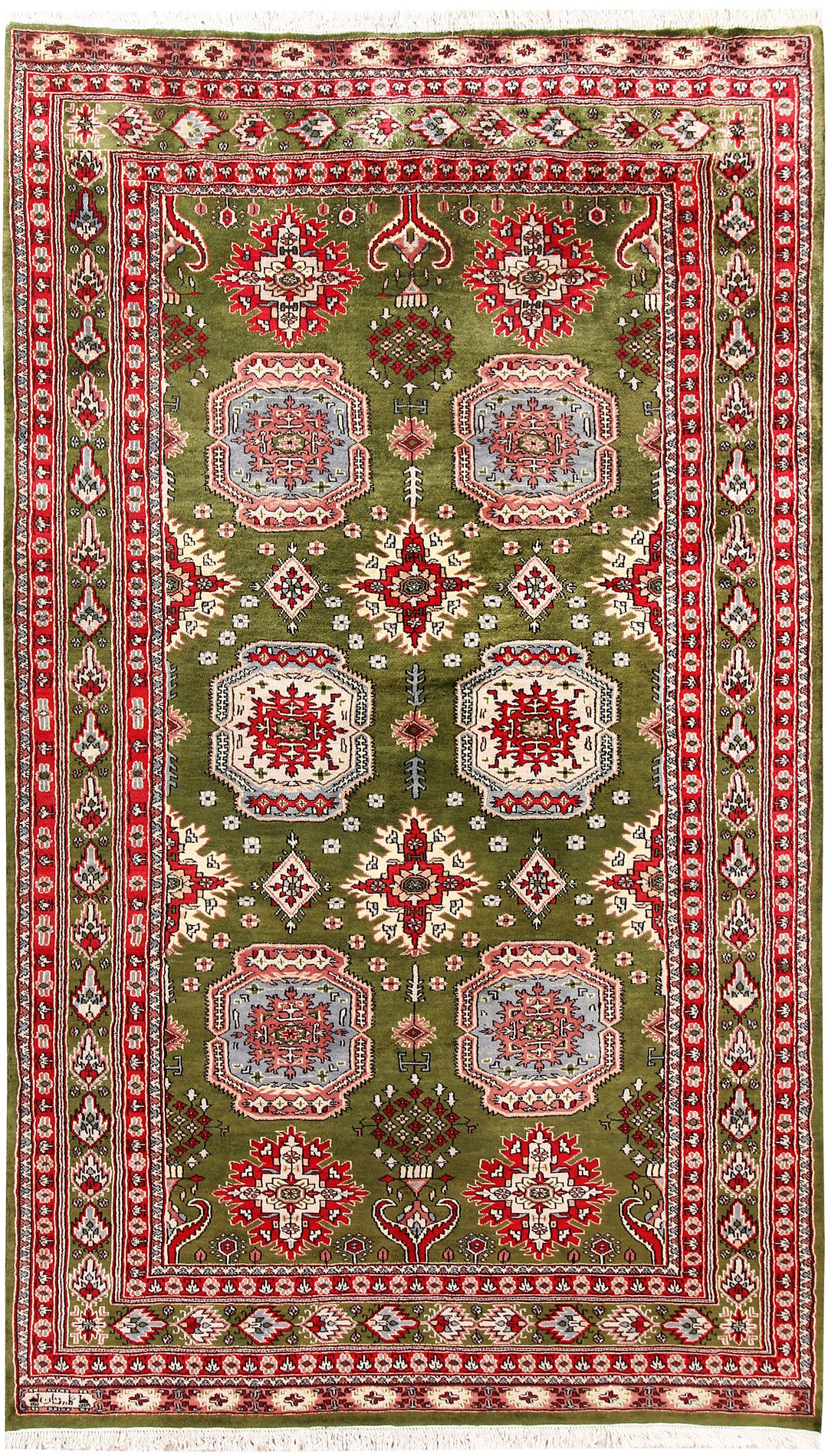 Olivedrab Caucasian 5' x 8' 6 - No. 58571 - ALRUG Rug Store