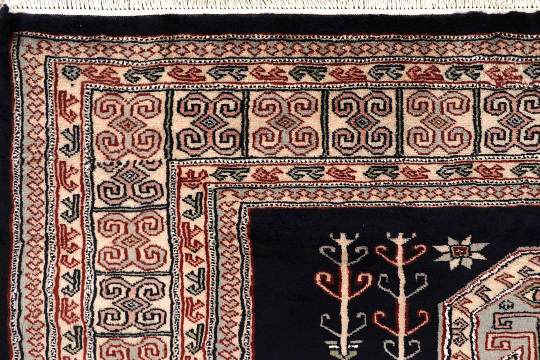 Black Caucasian 4'  11" x 8' " - No. QA56112