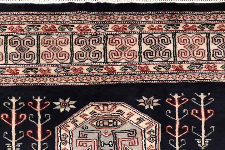 Black Caucasian 4'  11" x 8' " - No. QA56112