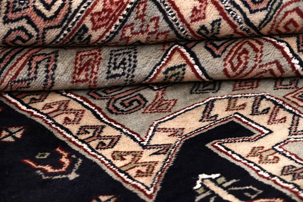 Black Caucasian 4' 11 x 8' - No. 58572 - ALRUG Rug Store