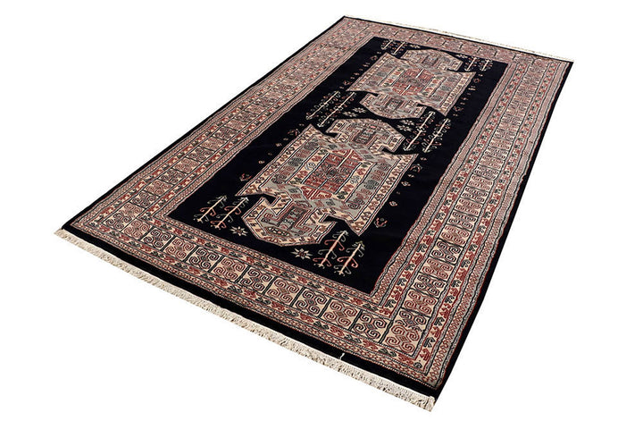 Black Caucasian 4'  11" x 8' " - No. QA56112