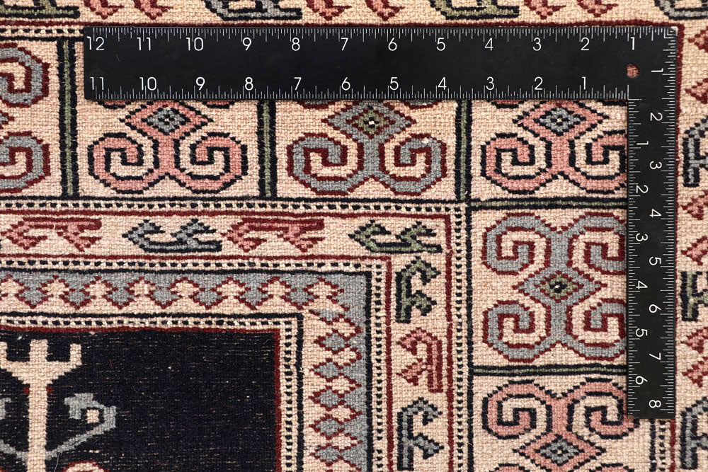 Black Caucasian 4' 11 x 8' - No. 58572 - ALRUG Rug Store