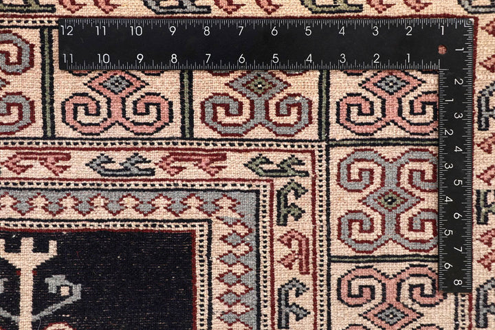Black Caucasian 4' 11 x 8' - No. 58572 - ALRUG Rug Store