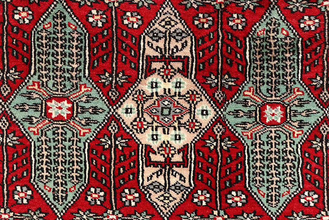 Firebrick Caucasian 6'  9" x 6'  2" - No. QA12693