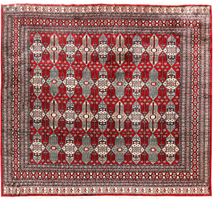 Firebrick Caucasian 6'  9" x 6'  2" - No. QA12693