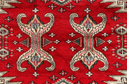 Red Caucasian 6' 10 x 6' 11 - No. 58575 - ALRUG Rug Store