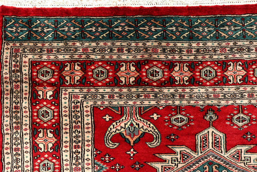 Red Caucasian 6'  7" x 7' " - No. QA28205