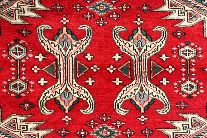 Red Caucasian 6' 7 x 7' - No. 58576 - ALRUG Rug Store
