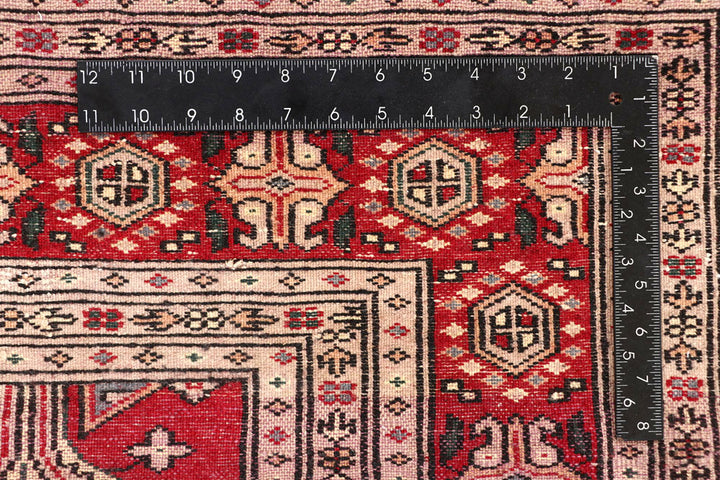 Red Caucasian 6' 7 x 7' - No. 58576 - ALRUG Rug Store