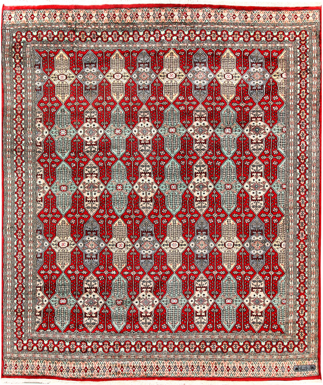 Firebrick Caucasian 6' 7 x 7' 9 - No. 58577 - ALRUG Rug Store