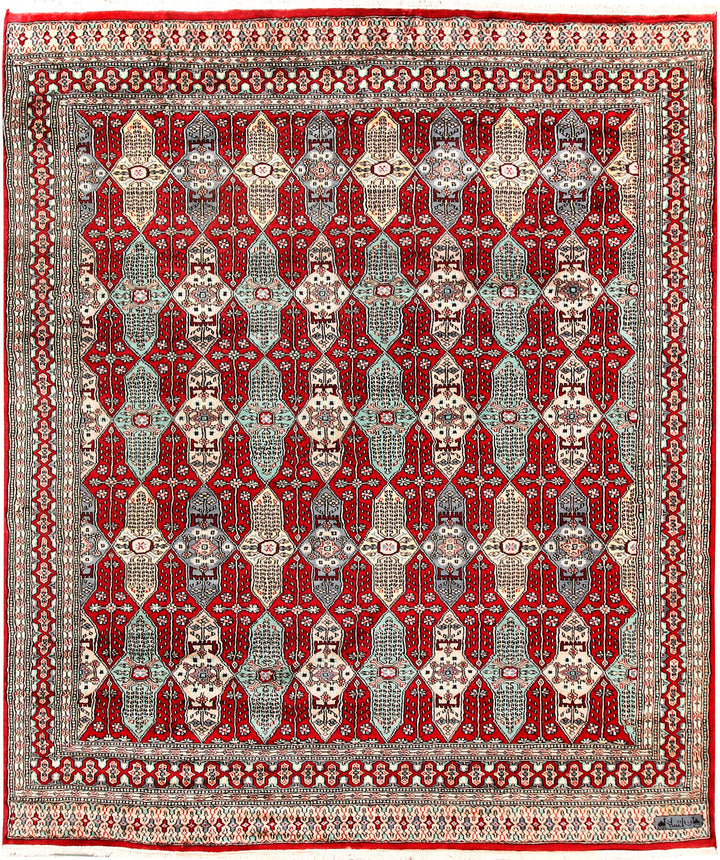 Firebrick Caucasian 6' 7 x 7' 9 - No. 58577 - ALRUG Rug Store