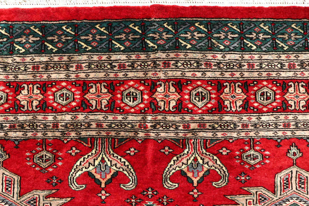 Firebrick Caucasian 6' 9 x 6' 8 - No. 58578 - ALRUG Rug Store