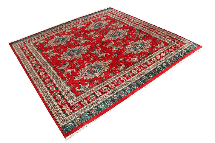 Firebrick Caucasian 6' 9 x 6' 8 - No. 58578 - ALRUG Rug Store
