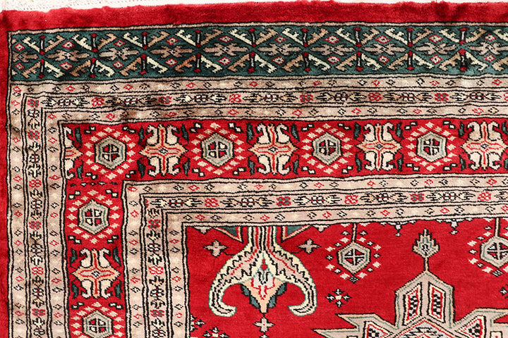Firebrick Caucasian 6' 9 x 7' 3 - No. 58579 - ALRUG Rug Store