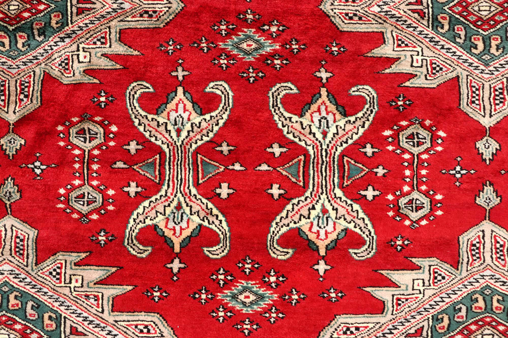 Firebrick Caucasian 6' 9 x 7' 3 - No. 58579 - ALRUG Rug Store