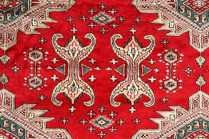 Firebrick Caucasian 6' 9 x 7' 3 - No. 58579 - ALRUG Rug Store