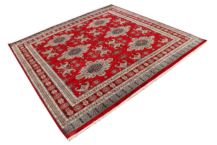 Firebrick Caucasian 6' 11 x 6' 11 - No. 58580 - ALRUG Rug Store