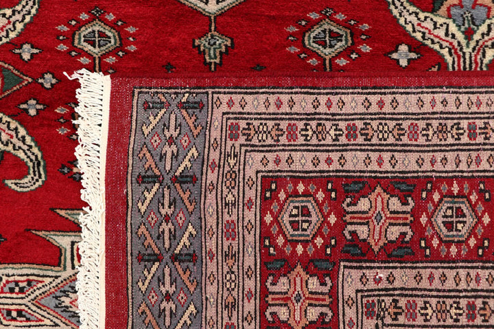 Firebrick Caucasian 6' 11 x 6' 11 - No. 58580 - ALRUG Rug Store