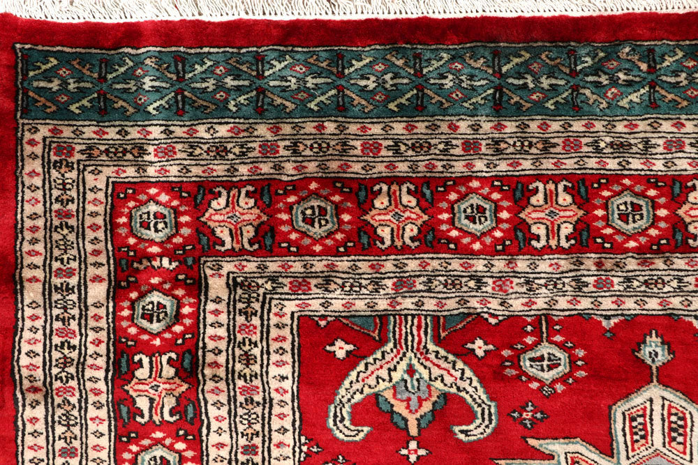 Red Caucasian 6' 11 x 6' 11 - No. 58582 - ALRUG Rug Store
