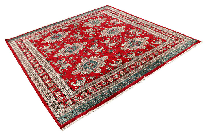 Red Caucasian 6' 11 x 6' 11 - No. 58582 - ALRUG Rug Store